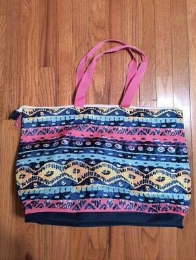 3/$10⭐ Large Colorful Beach Bag, 21" L, 15" H, 7.5" W